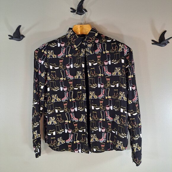 Straight To Hell | Platform Shoe Shirt | Size XL - Picture 1 of 8